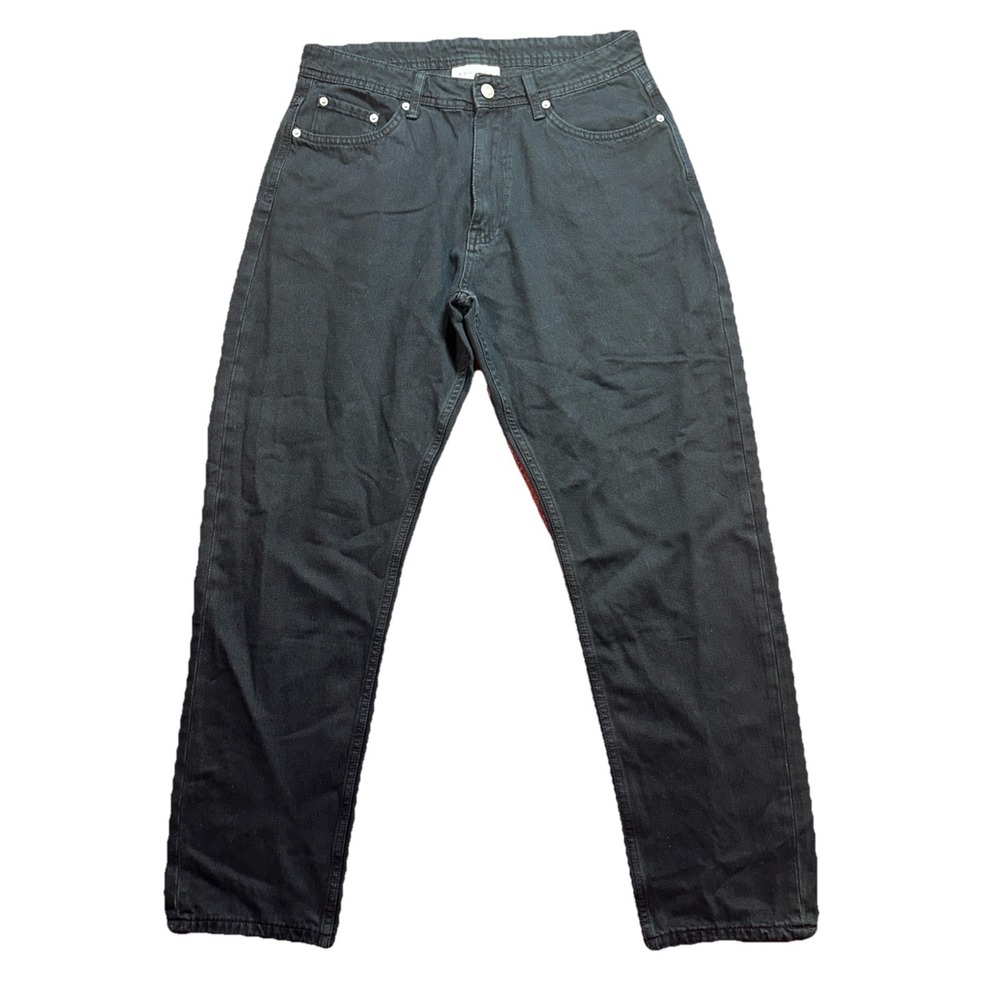 YoungLA 609 Baggy Black Denim Jeans Men 32 X 30 Streetwear Hip Hop City Skater